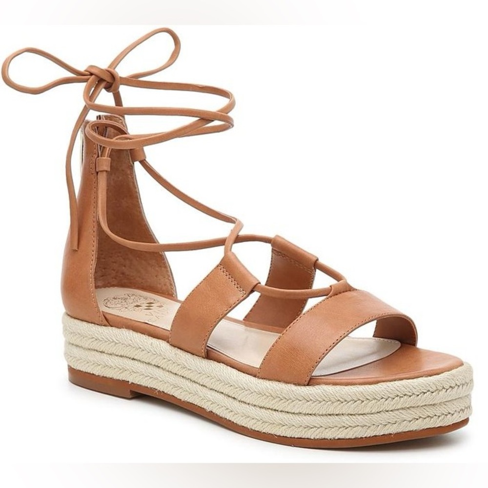 Vince Camuto Kellia leather platform sandal size 7.5m